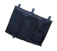 GATHINESS Pochette de Rangement de Chevet Multifonction 600dpu Bleu Marine | Multipoche, Couture Renforcée, Accès Pratique, pour Dortoir et Camp, Design Moderne Minimaliste