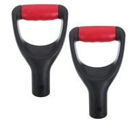 GATHINESS Poignée de Rechange Diamètre Intérieur 32mm 2 Pièces en Plastique Installation Facile et Prise en Main Confortable pour Pelle et Houe pour Jardin et Champ
