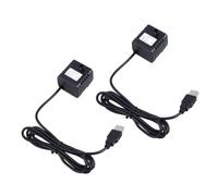 GATHINESS Pompe à Fontaine pour Animaux Silencieuse USB 2pcs, Plastique Noir, Faible Consommation D'énergie, Débit Maximum 180l/h, pour Fontaine en Résine et Aquarium de Table