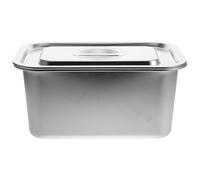 GATHINESS Poubelles à Compost en Acier Inoxydable avec Couvercle, Bac à Compost pour Placard Cuisine, Composteur D'intérieur Pratique et Boîtes de Rangement avec Couvercles pour Déchets