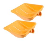 GATHINESS Tête de Pelle Multifonction en Plastique 2pcs pour Jardinage et Nettoyage, Lame Légère et Polyvalente pour Charbon et Grain, Outil Extérieur