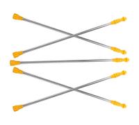 GATHINESS Tige D'extension Télescopique en Acier Inoxydable 5pcs pour Pulvérisateur, Lance de Pulvérisation Réglable 45-80cm, Jet Modéré pour Jardinage