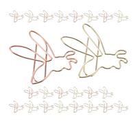 GATHINESS Trombones Métalliques Réutilisables Lot de 24 en Alliage de Zinc Forme Abeille Créatifs Élégantes pour Activités Artistiques et Fournitures de Bureau