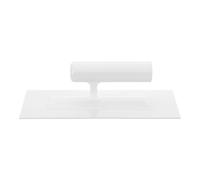 GATHINESS Truelle de Plâtrage en Plastique Blanc, Platoir Enduit à Poignée Ergonomique Confortable, Extrémité Carrée, pour Gratter, Lisser et Peindre les Murs