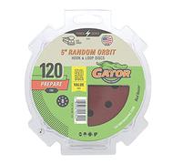 GATOR FINISHING PRODUCTS 4342 Disques auto-agrippants multi-surfaces pour orbite 12,7 cm Grain 120
