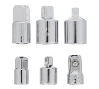 Gatuida 1 jeu d'adaptateurs et de réducteurs pour douilles, kit d'adaptateurs de prise 1/4", 3/8" et 1/2&;, rallonge et convertisseur de douilles pour liquet carrée pour