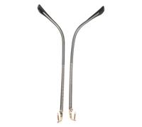 Gatuida 1 paire de branches de lunettes en métal doré pour lunettes sans | Kit de réparation de lunettes en métal pour les réparations quotidiennes, embouts de branches antidérapants, confort