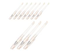Gatuida 10 Pièces Boîtiers de Stylo en Plastique Transparent avec Embouts Effaçables et Remplacement Facile D'encre pour Fournitures Scolaires et Bureautiques