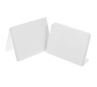 Gatuida 10 Pièces Présentoir Carte En Acrylique Porte-Numéros De Table Effaçables À Sec Signes Vierges Réutilisables Pour Mariages Anniversaires Fêtes Bar Et Menu 10.00 X 7.60 X 5.50 cm