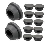 Gatuida 12 Pièces Bouchon En Caoutchouc Pour Climatisation Prise Condition Vidange Du Climatiseur Trou Drain De Vidange Petit Bouchon De Vidange Évent Unité Black