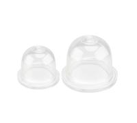 Gatuida 2 Pièces Poire D'amorçage de Carburant pour Tondeuse à Gazon et Machine de Récolte, Plastique Solide, Tailles Grande et Petite, Aspiration D'huile Correcte et Élasticité Standard