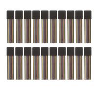 Gatuida 20 boîtes de recharges de crayons mécaniques de couleur de 2 mm | Mines de couleur pour porte-mines, outils de dessin, d'écriture et de marquage pour le bureau et le bricolage, aux
