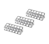 Gatuida 3 pièces Boîte de Rangement Transparente pour Cases Acrylique Lot de Organise Maquillage Présentoir Cosmétique Pratique et Décoratif