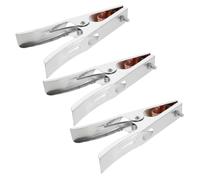 Gatuida 3 Pièces Pince de Masse de Soudage Cuivre Serre de Mise Terre Résistante à Haute Température Connectivité Électrique Stable Accessoire Polyvalent pour Atelier de Soudure