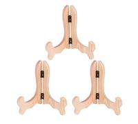 Gatuida 3 Pièces Présentoir en Bois Porte-Assiette Chevalets Porte-Plat Support De Cadre Photo pour La Maison Décorations De Mariage Fête d'anniversaire