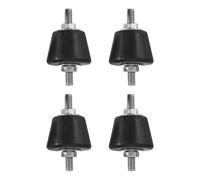 Gatuida 4 supports de montage en caoutchouc amortisseurs pour climatiseur | Support mural anti-vibrations, pieds de compresseur d'air compatibles avec les condenseurs mini-split extérieurs 1P,