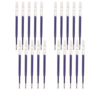Gatuida 50 recharges pour stylo à bille, encre bleue, pointe 0,5 mm | Recharge pour stylo à bille, compatible avec tous les stylos, écriture de haute précision, idéale pour la correction, la