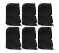 Gatuida 6 Pièces Lentille de Remplacement pour Facial, Couvercle de Protection pour Soudage et Meulage, PVC et Aluminium, Noir, Haute Transparence, pour Soudeurs Spécialisés
