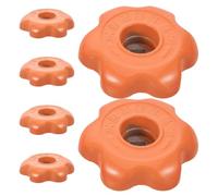 Gatuida 6 Pièces Poignée de Commande Bouteille de Gaz Poignée de Bouteille de Gaz Fer Orange 15kg Compatibilité Cuisson et Camping