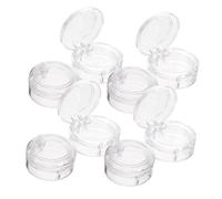 Gatuida 8 Pcs Boîte de Rangement pour Fards à Paupières - Récipient pour Fard à Paupières Compact Fermeture Hermétique, Léger, pour Voyage et Salle de Bain