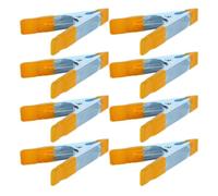 Gatuida 8 Pièces Pince à Ressort de A Orange Ouverture de Mâchoire 1,4, Tension Puissante et Rebond Rapide pour Atelier et Supports de Fond