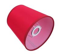 Gatuida Abat Jour Rouge en Tissu pour Lampe sur Pied et Applique Murale, Couverture Légère Décorative pour Chambre Diffuseur Lumineux et Protection de Lampe