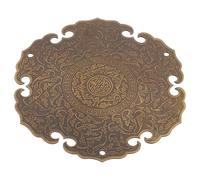 Gatuida Applique Raffiné en Cuivre pour Meubles en Bois Vintage Décoration D'armoire Élégante Motif Classique, Ornement Métallique pour Décoration Intérieure