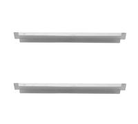 Gatuida Barres de Séparation en Acier Inoxydable 1/4 Accessoires Robustes 26,5 Cm 2 Pièces, Supports Métalliques pour Bac Alimentaire, Séparateurs Cuisine de Traiteur