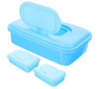 Gatuida Boîte Distributrice de Lingettes Rechargeable Pp 3 Pcs pour Salle de Bains ou Chambre Couleur