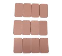 Gatuida Boîte en Fer-blanc à Couvercle Coulissant Rose Doré 60 X 34 X 11 Mm, Lot de 12 Mini Contenants de Rangement à Lèvres et Cosmétiques, Boîte Métallique Portable pour Soins