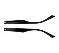 Gatuida Branches de Lunettes de Rechange Tr90 Noires pour Réparation Simple | Pièces pour Remplacer des Branches Cassées, Structure Simple, Confort de Port, Décoration de Lunettes, Lot D'une Paire