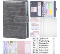 Gatuida Budget Planner A6 Allemand Planificateur financier Argent Livret d'épargne Budget Organisateur Méthode de couverture
