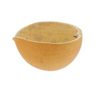 Gatuida Calebasse Naturelle Jaune à Grosse Capacité, Outil Cuisine Facile à Saisir pour Pelle à Eau Ronde, Accessoire la Cuisine pour Arrosage et Usage Quotidien