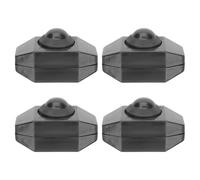 Gatuida Commande de Variateur de Lampe de Bureau en Plastique Noir, Design Simple, Installation Facile, Lot de 4 Pièces, Accessoire pour Lampe à Monter Soi-même