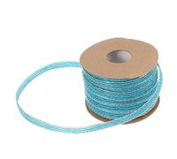 Gatuida Corde Tressée en Jute Colorée Bleu, Ruban de Jute Naturel pour Artisanat, Décoration et Occasions Spéciales, Ficelle Résistante pour Panier et Bricolage
