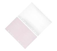 Gatuida Couverture de Classeur A5 Coque Amovible en Acrylique Résistant aux Fissures 2 Pièces, 6 Anneaux, pour Étudiants en Classe ou Bureau