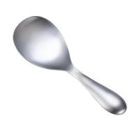 Gatuida Cuillère à Riz En Acier Inoxydable 304 Ustensiles De Cuisine Inox | Cuillère de Service pour Riz, Spatule Antiadhésive Purée et Risotto, Manche Ergonomique, Maison, Hôtel, Restaurant