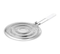 Gatuida Diffuseur De Chaleur Inox Pour Plaques à Induction Et Électriques Protection Anti-flammes Support Pour Casserole Léger Et Résistant Compatible Poêles Fonte Et Cafetière Ustensile d