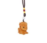 Gatuida Figurine Miniature de Cheval en Bois Sculpté, Pendentif Artisanal Mignon pour Décoration de Paquet, Présent Fête du Printemps et Amateurs D'animaux