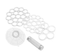 Gatuida Fixateur D'arrangements Floraux, Conservateur de Tige de Fleur en Plastique Rond, Multi-trous, Angles Réglables, pour Composition de Fleur et Décoration Intérieure