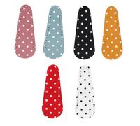 Gatuida Housse de Protection pour Ciseaux de Couture PU avec Motifs à Pois Étui Léger pour Ciseaux à Broder et Cranteurs Lot de Couleurs Assorties