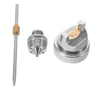 Gatuida Kit de 3 Pièces pour Pistolet à Peinture Automobile 2.0mm en Alliage Buse, Aiguille et Capuchon pour Projets de Peinture et Entretien en Atelier