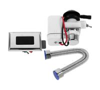 Gatuida Kit de Chasse D'eau Automatique pour Urinoir Électrovanne en Abs et Cuivre, Réglage Intelligent du Volume de Chasse, pour Rénovation de Toilettes Commerciales