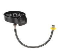 Gatuida Lave-verres pour Évier en Abs Noir, Rince-verres Facile à Utiliser pour Nettoyage Complet, pour Bar Cuisine, 1 Set Pratique