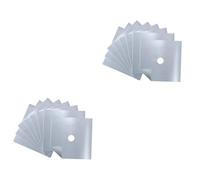 Gatuida Lot de 2 Antiadhésives pour Cuisinière à Gaz avec Trous Prédécoupés pour Cuisinière à Gaz Électrique 8 Pièces