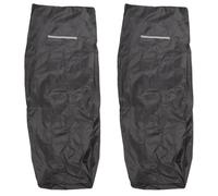 Gatuida Lot de 2 housses de protection pour tondeuse avec bande | Housse de protection imperméable pour tracteur tondeuse autoportée - 195 x 108 x 66 cm (76,8 x 42,5 x 26 po)
