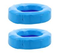 Gatuida Lot de 2 joints d'étanchéité universels pour bride de | Bride de cuvette de WC pour raccordement d'évacuation, anti-odeurs de gaz, étanchéité parfaite, compatible avec les