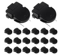 Gatuida Lot de 24 pinces pour cloisons de bureau, punaises murales, | Accessoires pour cloisons de bureau : pinces en plastique avec épingles pour notes, mémos et photos, pinces en plastique