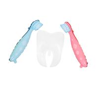 Gatuida Lot de 3 Ballons Géants Fête Brosse à Dents Grosse Taille Pvc Solide Décorations Anniversaire Garçon et Filles Baby Shower Premiers Dents Rose Bleu Blanc