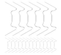 Gatuida Lot de 60 mini clips de fixation pour - Pinces de fixation en acier inoxydable de type W de 75 mm (3 pouces) pour panneaux et couvertures vitrés, clips à ressort robustes pour de jardin